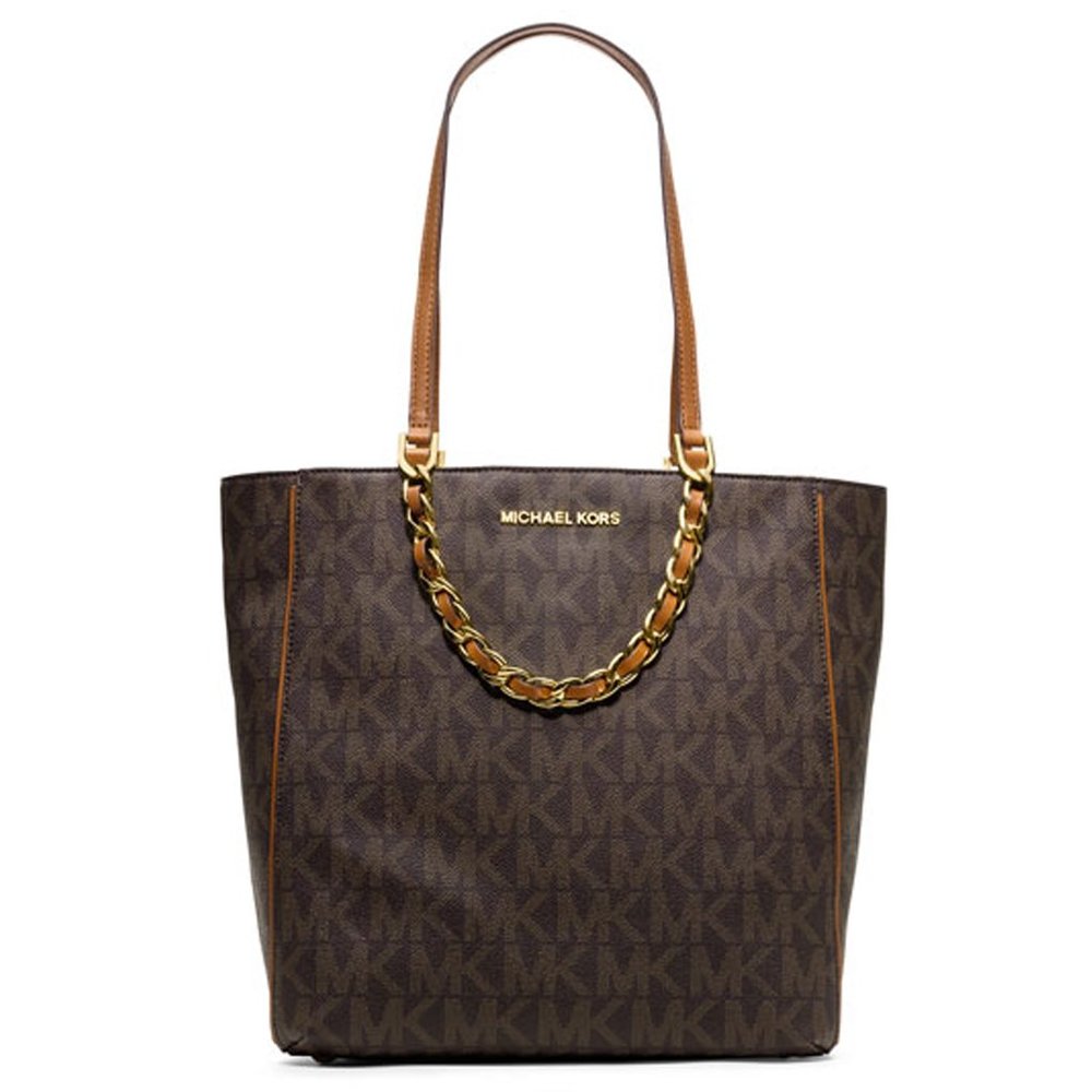 NWT Michael Kors Harper Tote with Drop Chain